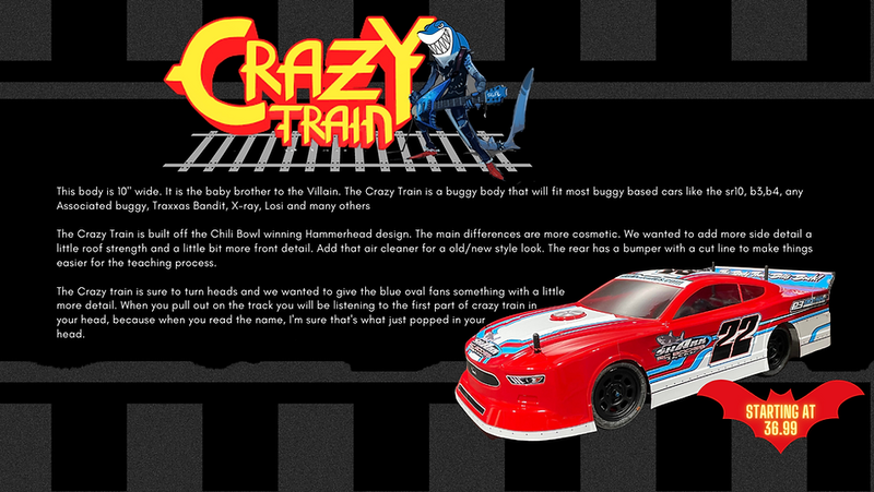 Shark RC Bodies Crazy Train - Mustang