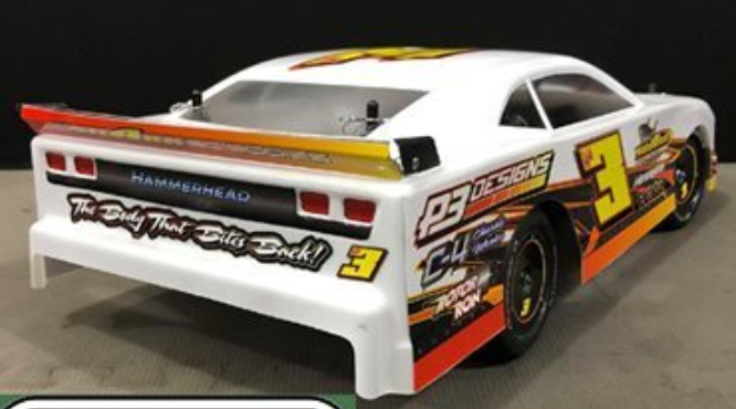 Shark RC Bodies Hammerhead - Camaro with Deluxe Spoiler kit
