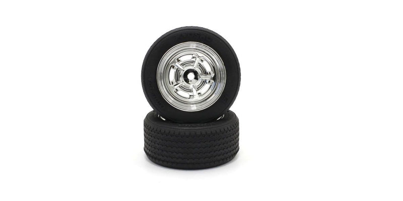 FATH703SMM Kyosho Glued Vintage Touring Car Tires FZ02 Fazer (M/RostylePlate/2p) (2)