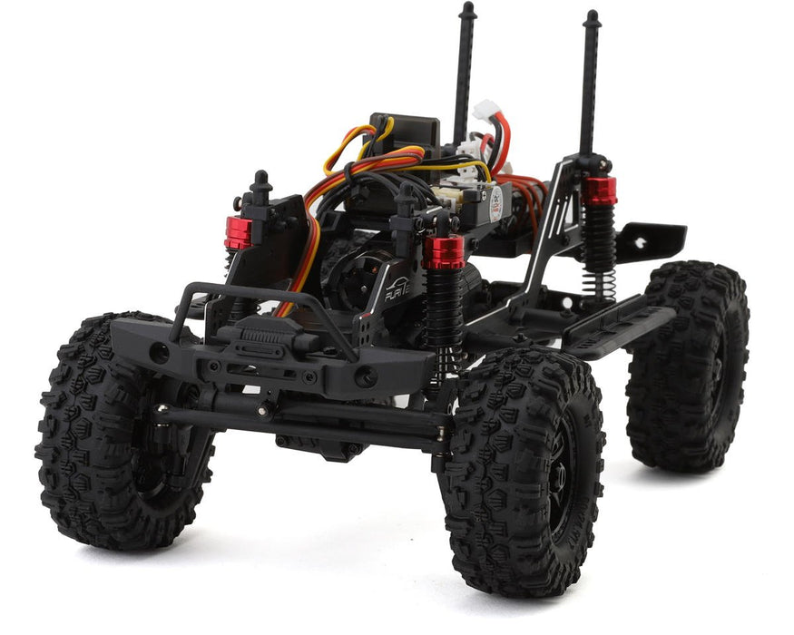 FTK-FUR-2555 Furitek CR-18P 2024 Rushmore 4x4 1/18 RTR Micro Rock Crawler w/Brushless Furitek & Motor (Red)