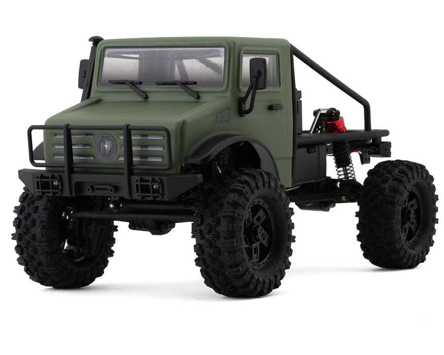 FTK-FUR-2557 Furitek CR-18P T-Hunter 4x4 1/18 RTR Micro Rock Crawler w/Brushless Furitek ESC & Motor (Matte Green)