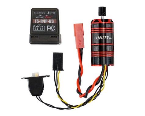 FTK-FUR-2574 Furitek Ascent-18 UNITY PRO 2-in-1 Micro FOC Brushless System (3500kV) w/12T Pinion & 2.4GHz Receiver
