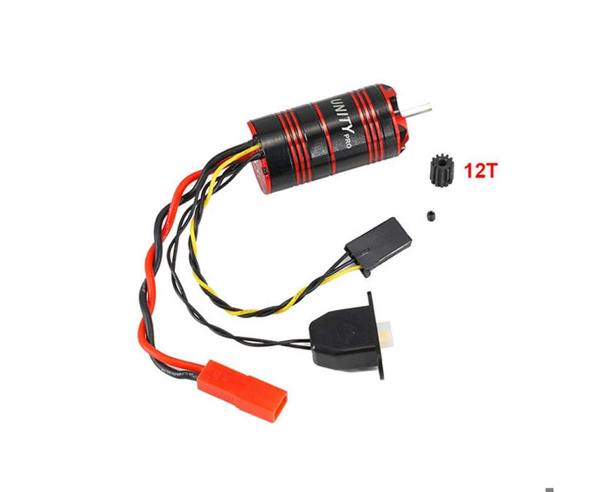 FTK-FUR-2574 Furitek Ascent-18 UNITY PRO 2-in-1 Micro FOC Brushless System (3500kV) w/12T Pinion & 2.4GHz Receiver