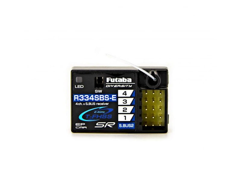 R334SBS-E Futaba R334SBS-E T-FHSS SR S.Bus2 4-Channel 2.4GHz Receiver (Electric Models Only)