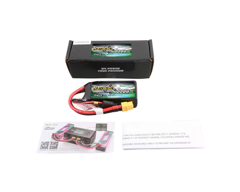 GEA223S35X6GT Gens Ace G-Tech Smart 3S Lipo Battery 35C (11.1V/2200mAh) w/XT60