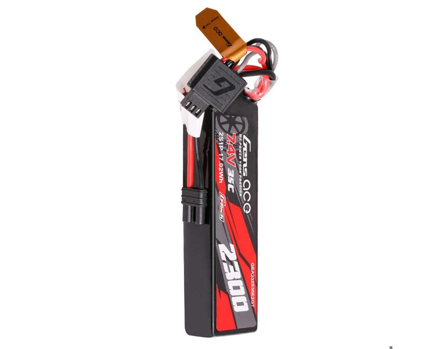 GEA232S35E2GT Gens Ace 2S 35C G-Tech Lipo Battery Pack (7.4V/2300mAh) w/iEC2 Connector