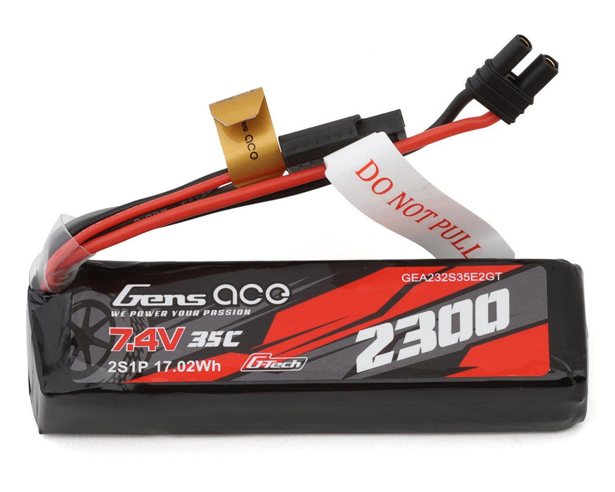 GEA232S35E2GT Gens Ace 2S 35C G-Tech Lipo Battery Pack (7.4V/2300mAh) w/iEC2 Connector