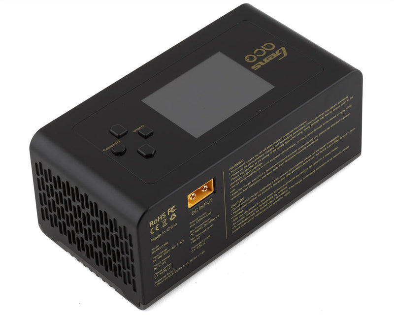 GEA300WD300-UB Gens Ace Imars D300 G-Tech Smart Dual AC/DC Charger (6S/16A) (Black) (AC-300W) (DC-350W x2)