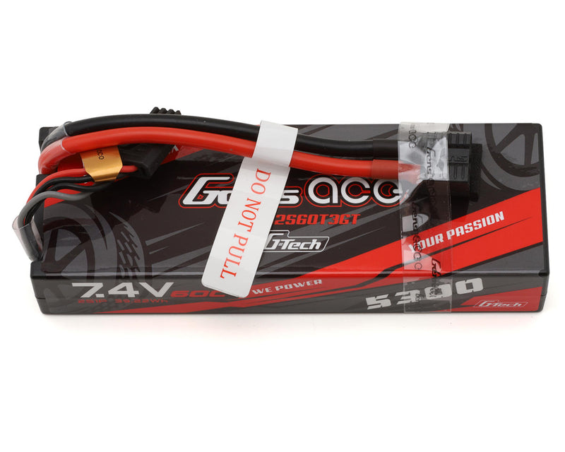 GEA532S60T3GT Gens Ace G-Tech Smart 2S LiPo Battery 60C (7.4V/5300mAh) w/ Multiple Connectors