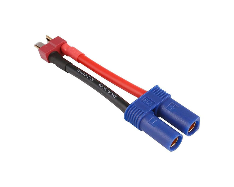 GEADM2E5F Gens Ace Deans Male to EC5 Female Adapter Cable (12AWG)