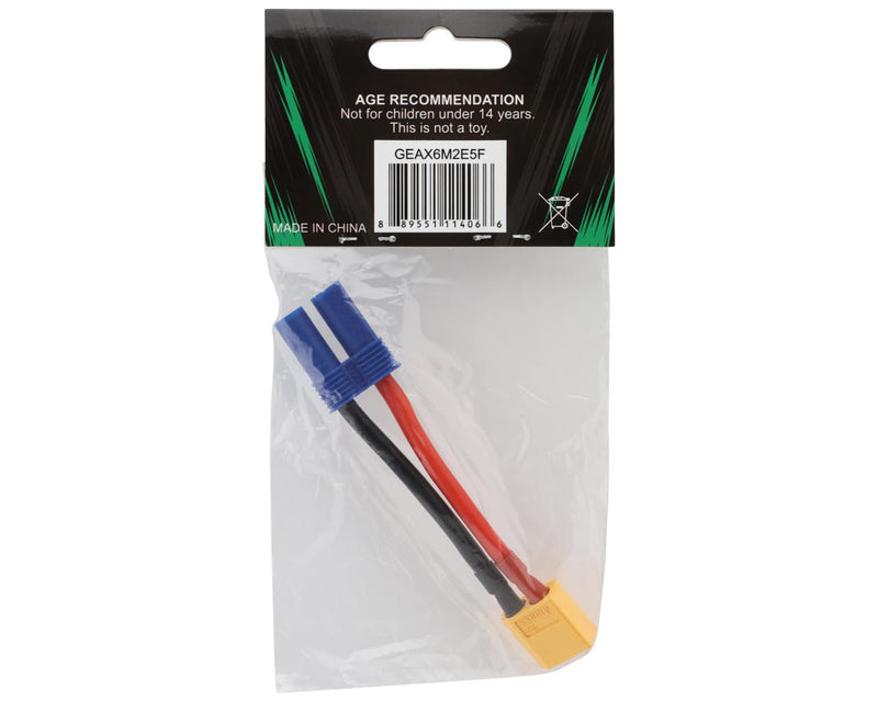 GEAX6M2E5F Gens Ace XT60 Male to EC5 Female Adapter Cable