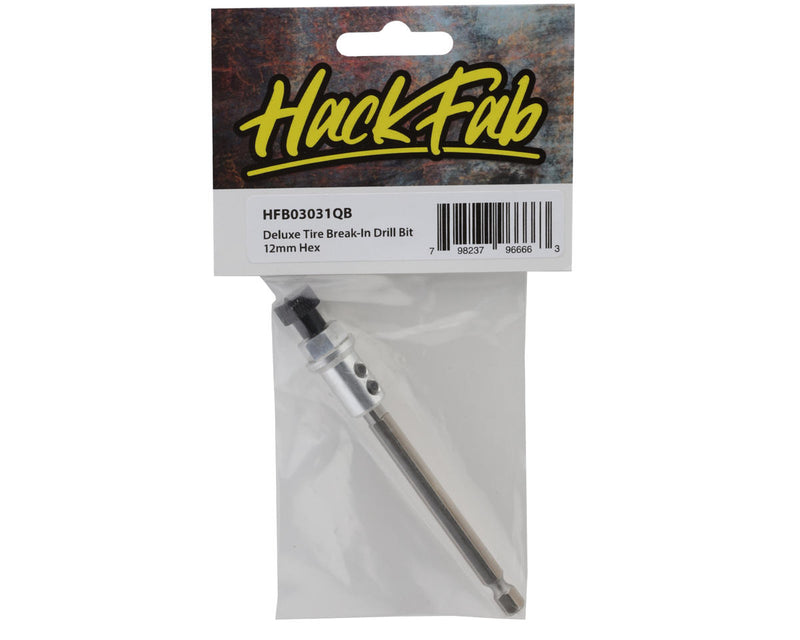 HFB03031QB HackFab Deluxe Tire Break-In Drill Quick Bit (12mm Hex)