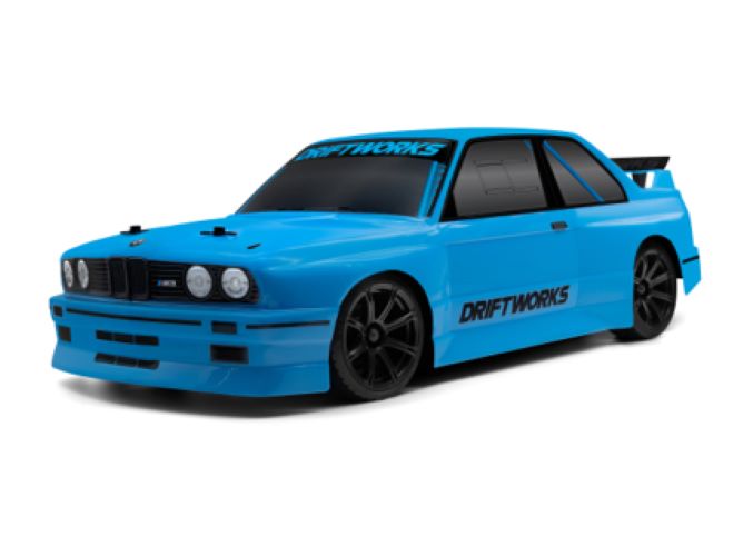 HPI RS4 Sport 3 BMW E30 Driftworks, 1/10 4WD RTR with 2.4GHz Radio System, Battery, and Charger
