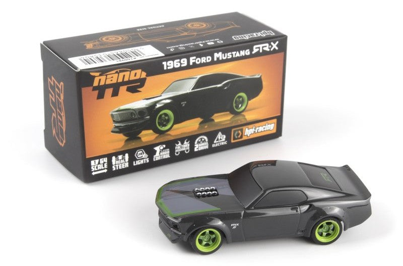160981 HPI Nano-TTR 1969 Ford Mustang RTR-X - Car Only (Requires HPI TF-51 Transmitter)