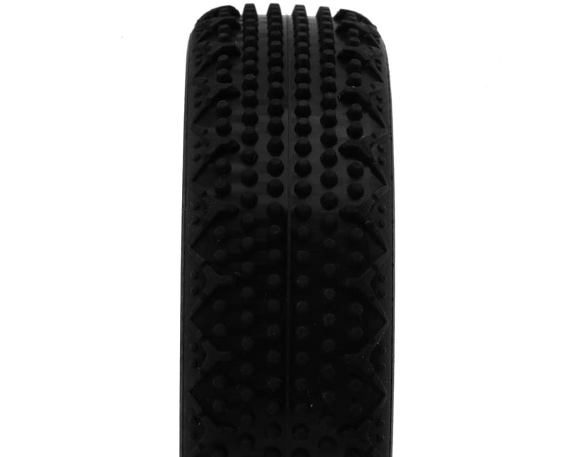 003-0312 HotRace 1/10 2.2" Mini-Pin Slim 2WD Front LP Carpet Front Tires (2) (Medium/Soft)