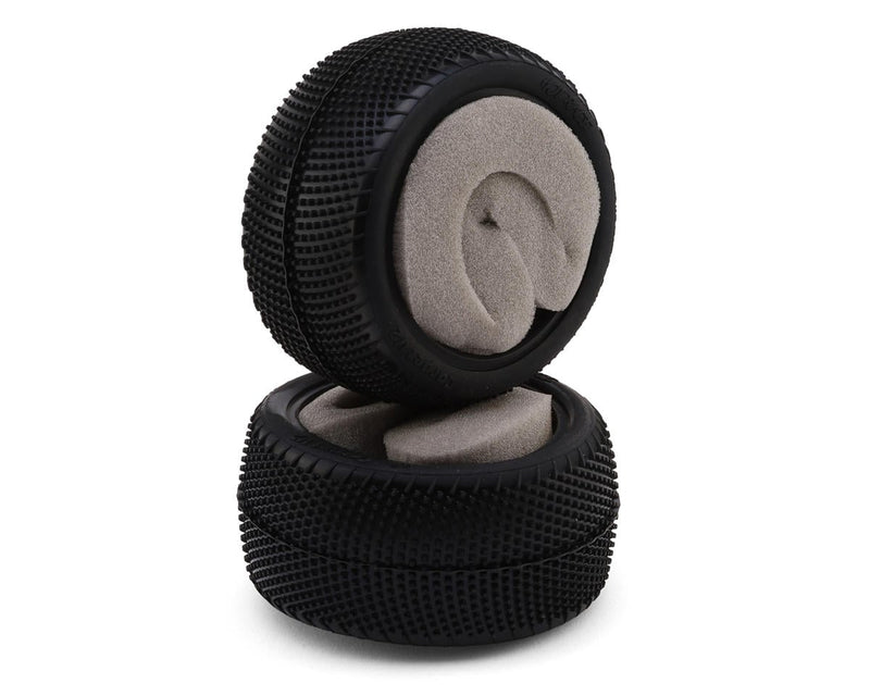 003-0662 HotRace V2 Carpet 2.2" 1/10 2WD/4WD Rear Buggy Tires (2) (Medium/Soft) w/Foam Inserts