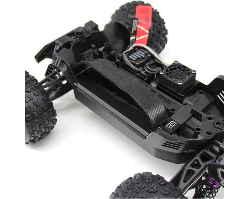AMN126M01 Hot Racing Arrma® Mini Kraton® Aluminum Tall Battery Flex Strap Hold-Down Set