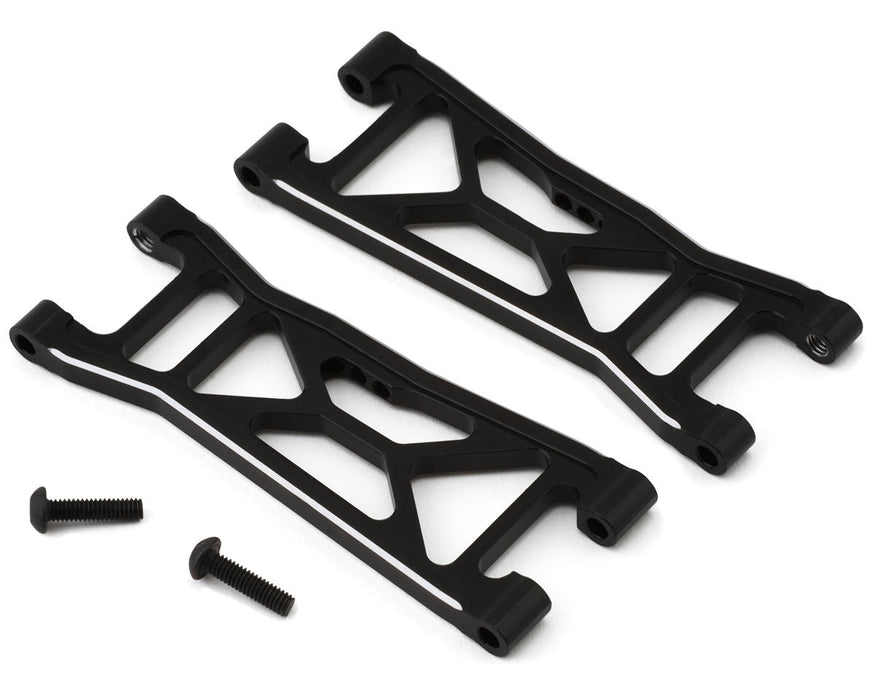 HRAGRM56M01 Hot Racing Arrma Granite Grom Aluminum Rear Lower Arm Set (Black) (2)