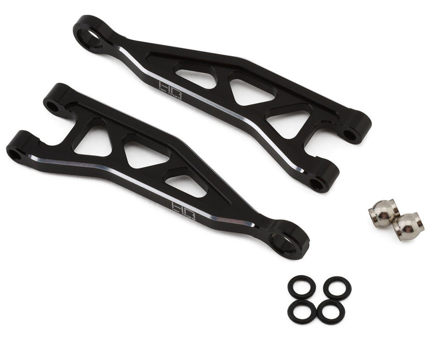 HRAGRM57M01 Hot Racing Arrma Granite Grom Aluminum Rear Upper Arm Set (Black) (2)