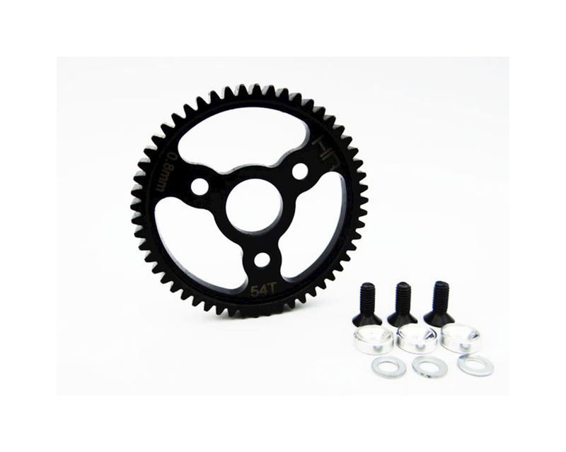 HRASJT254 Hot Racing 32P Steel Spur Gear for Traxxas Slash 4x4/Stampede 4x4 (Silver) (54T)