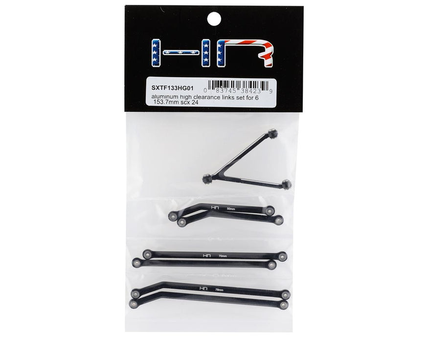 SXTF133HG01 Hot Racing Axial SCX24 Aluminum High Clearance Link Set (153.7mm)