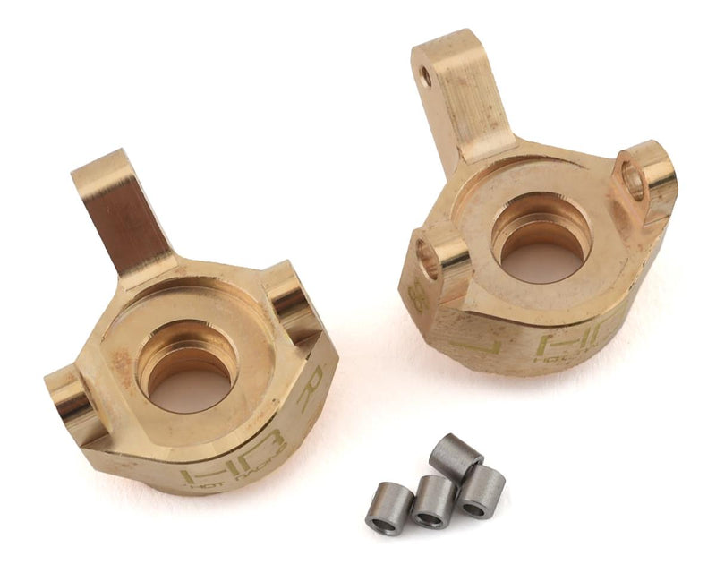 SXTF21H Hot Racing Axial SCX24 Brass Front Steering Knuckle (2) (8g)