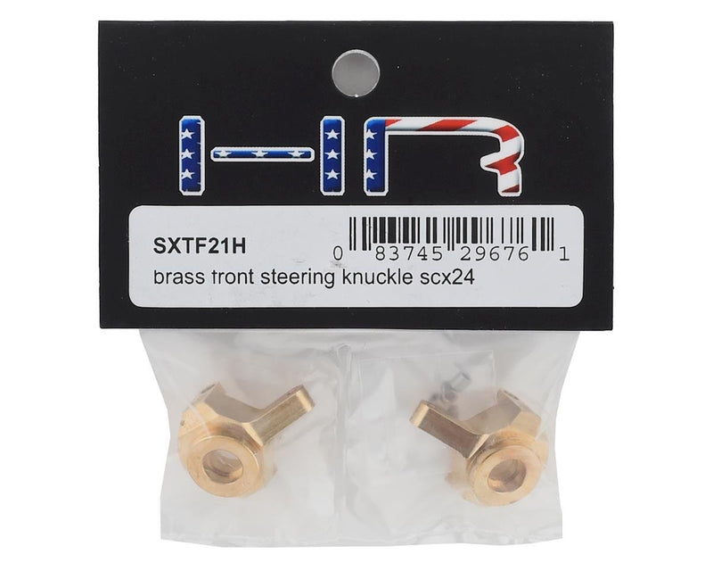 SXTF21H Hot Racing Axial SCX24 Brass Front Steering Knuckle (2) (8g)
