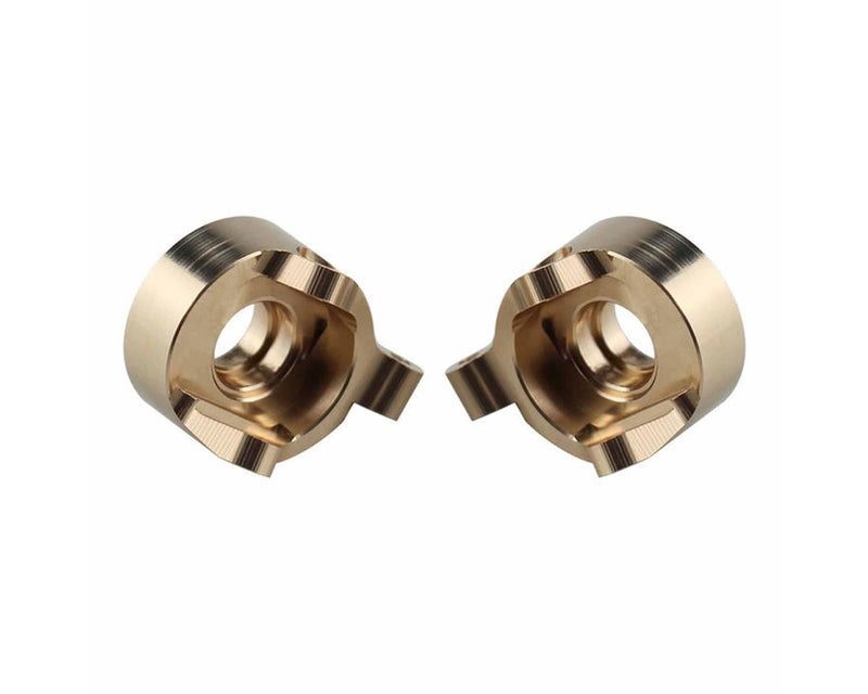 SXTY21H Hot Racing Axial SCX30 Brass Steering Knuckles (2) (7.6g ea)