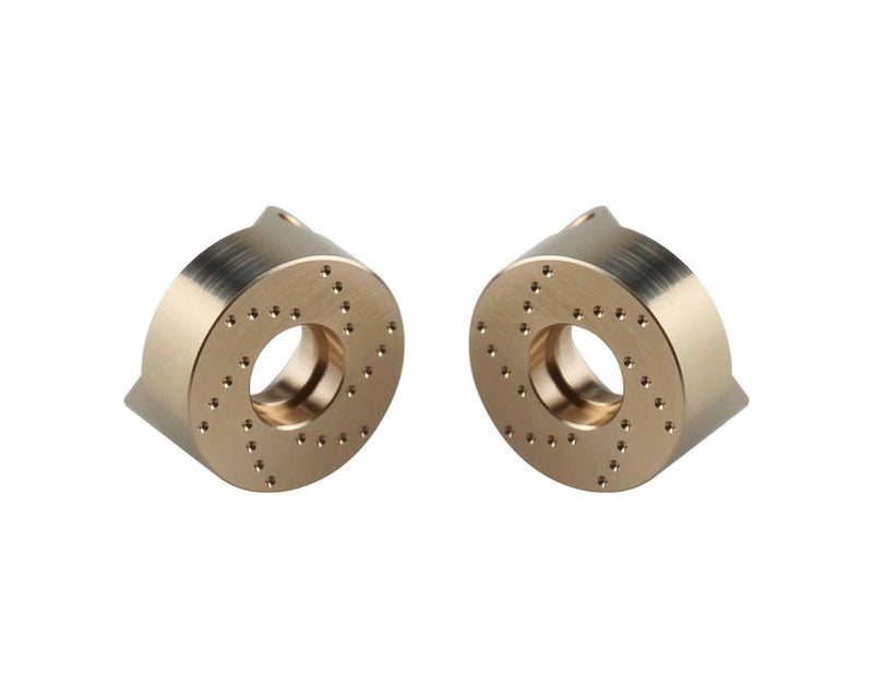 SXTY21H Hot Racing Axial SCX30 Brass Steering Knuckles (2) (7.6g ea)