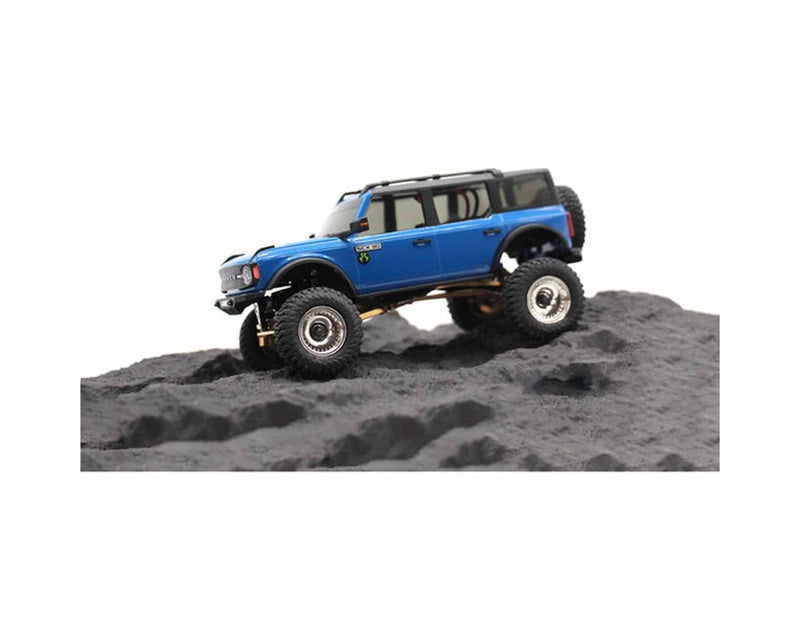 SXTY919H08 Hot Racing Axial SCX30 0.7" Brass Crawler Wheels (Chrome) (4) (9.3g ea)