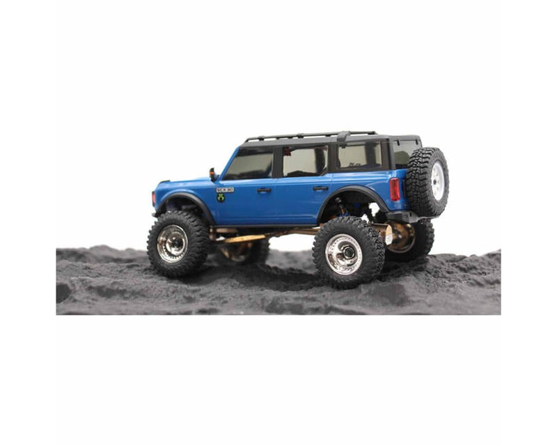 SXTY919H08 Hot Racing Axial SCX30 0.7" Brass Crawler Wheels (Chrome) (4) (9.3g ea)