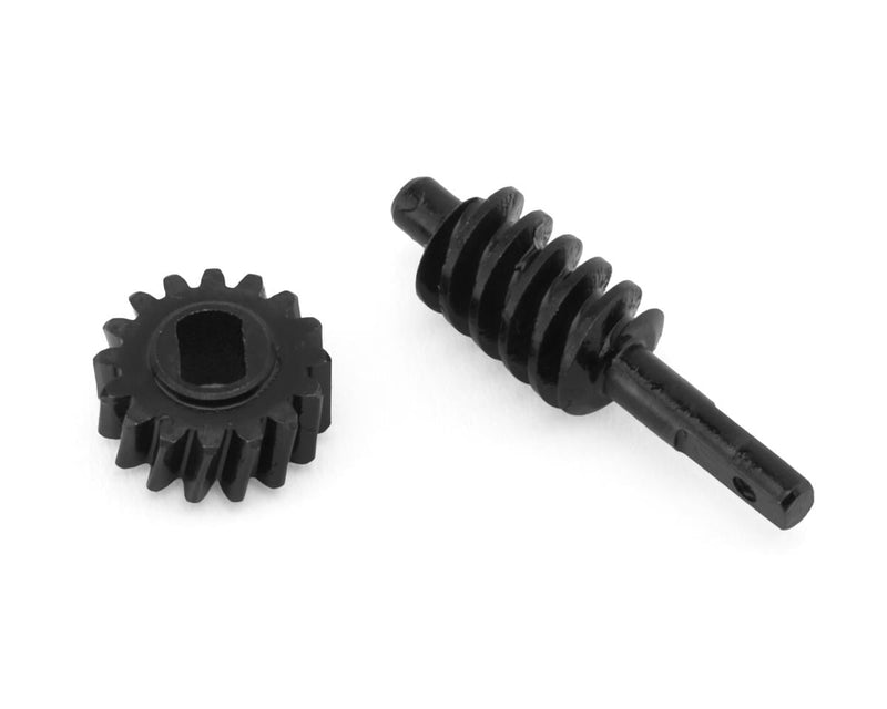 SXTY9216 Hot Racing Axial SCX30 CNC-Machined Steel Differential Gears Set (2T/16T Stock Ratio)