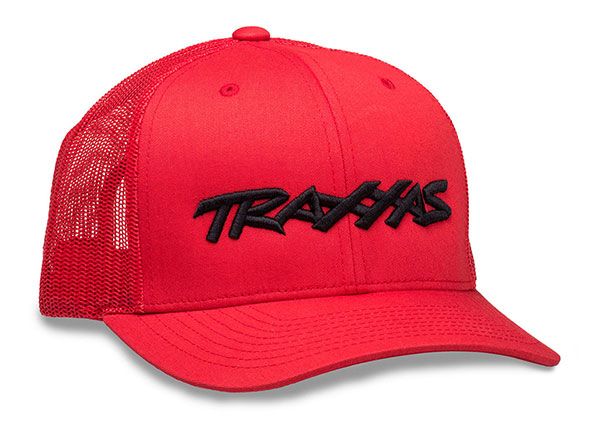 1182-RBL - TRAXXAS® LOGO HAT CURVE BILL RED OSFA