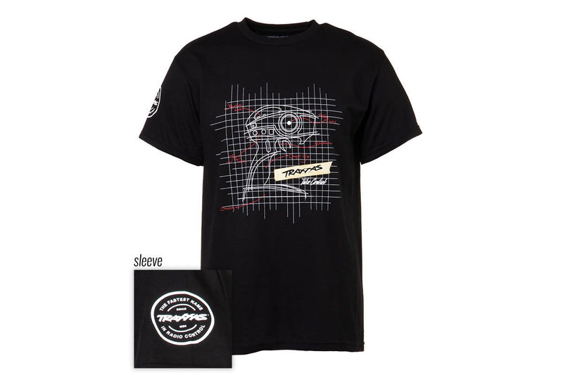 1375 - Traxxas TAKE CONTROL TEE BLACK