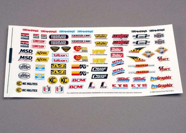 2514 - Decal sheet, racing sponsors
