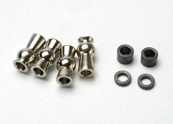 Traxxas 5355 - Hollow ball, tall centered (2)/ tall offset hollow ball (2)/