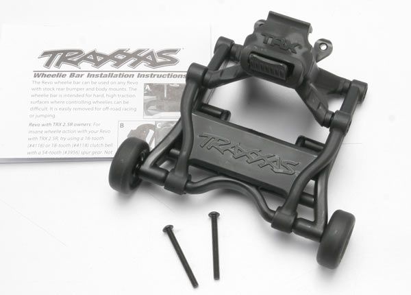 5472 Traxxas Wheelie bar, assembled (fits all 1/10th scale Revo trucks)