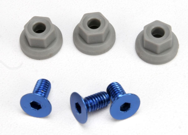 5512 Traxxas WING MOUNT Hardware ALUMINUM BLUE