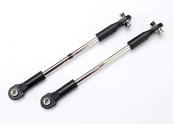 5939 Traxxas Turnbuckles, toe links, 72mm (2) (assembled with rod ends and hollow balls)