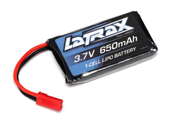 6637 Traxxas Battery, LaTrax, 650mAh, LiPo