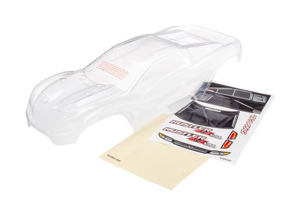 6717 Traxxas Ruslter 4X4 Clear Body