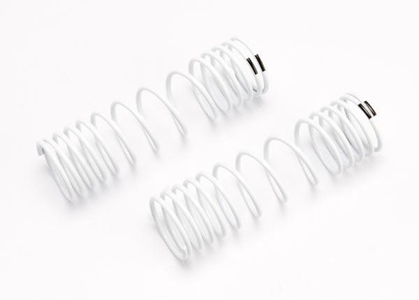 6858 Traxxas Springs, rear (white) (progressive rate) (2)