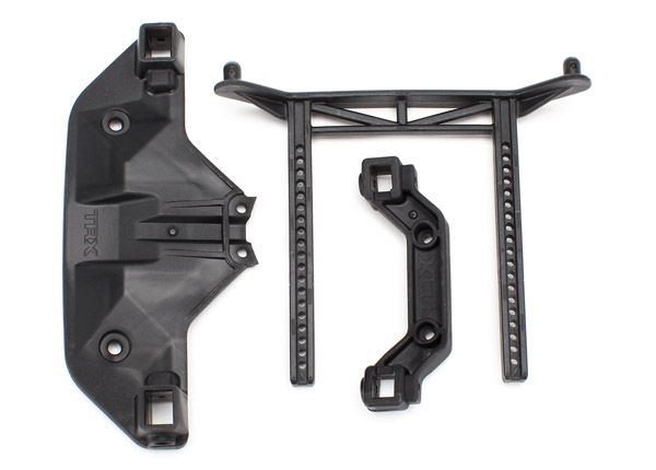 7415X Traxxas Body mounts, front & rear/ body post, rear (1)