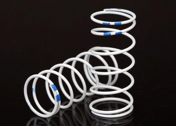 7448 Traxxas Spring Shock White GRT Long Blue