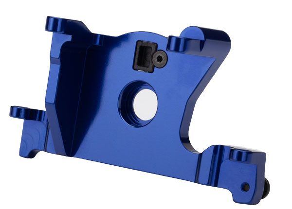 7460R - Traxxas Motor Mount, 6061-T6 Aluminum (Blue-Anodized)