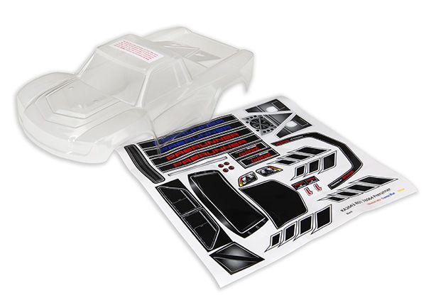7616 Traxxas Body, LaTrax Desert Prerunner (clear, requires painting)/ decals