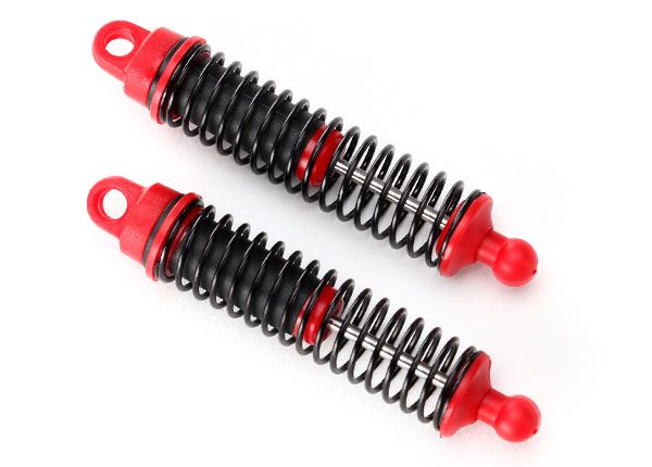 7660 Traxxas - Shocks, oil-filled (assembled with springs) (2)