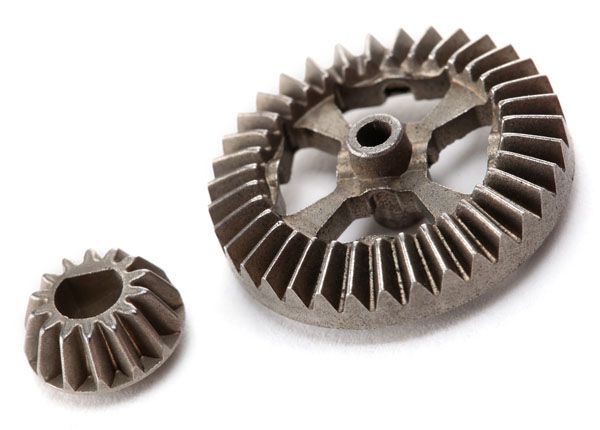 7683 Traxxas- Ring gear, differential/ pinion gear, differential (metal)