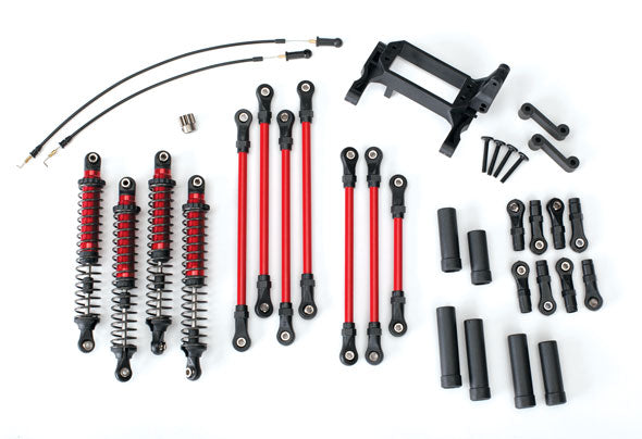 8140R TRAXXAS TRX-4 Red Long Arm Lift Kit, TRX-4®, complete