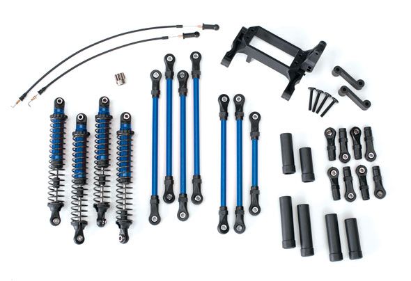 8140X Traxxas Long Arm Lift Kit Complete (Blue)